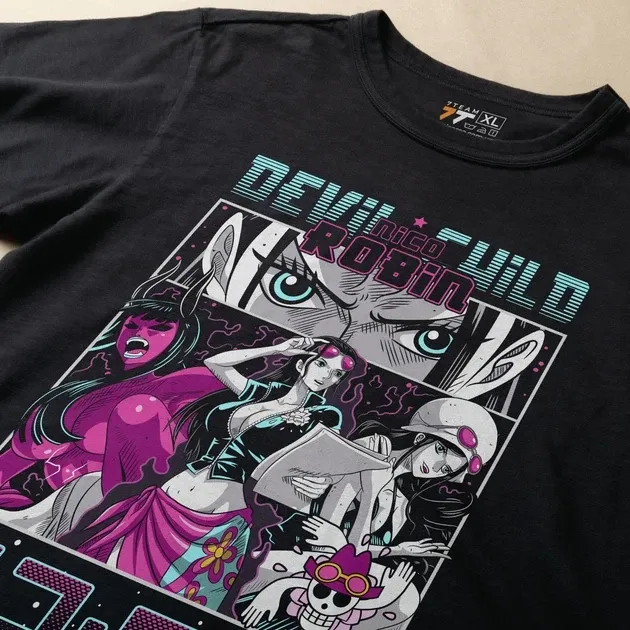 Футболка чоловіча з  принтом Ван Пис Робін Devil Child Розмір 48 Anime1011 Дніпро - фото 3