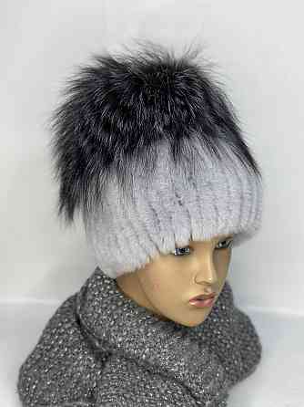 Шапка хутряна жіноча Ніка Світло-сірий Харків