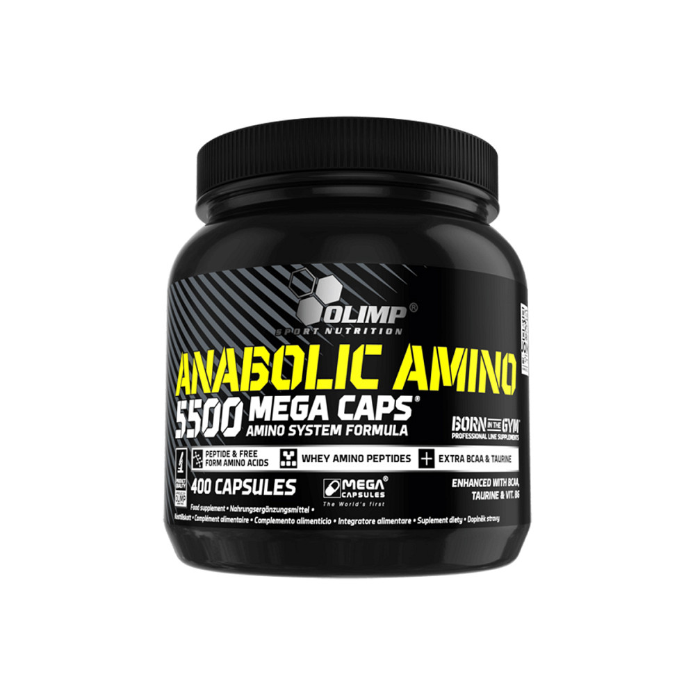 Амінокислотний комплекс Olimp Anabolic Amino 5500 Mega Caps 400 капсул Луцьк - фото 1