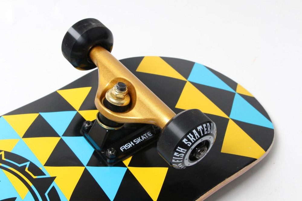 Скейт деревянный FISH Глаз, нагрузка до 90 кг. Польша! Одесса - изображение 3