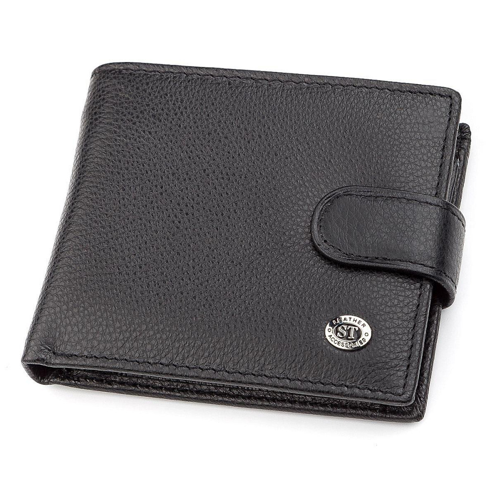 Мужской кошелек ST Leather 18311 (ST103) Черный Киев - изображение 1