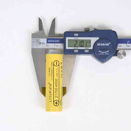 Акумулятор LiitoKala 21700 Lii-40A 3.7В 4000мА·год Li-ion Киев