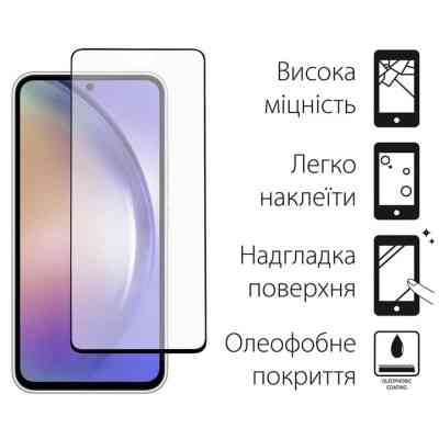 Чехол для мобильного телефона Dengos Kit for Samsung Galaxy A54 case + glass (Black) (DG-KM-26) Винница