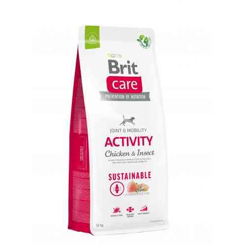 Корм сухий Brit Care Dog Sustainable Activity для дорослих собак з підвищеною активністю з куркою та комахами 12 кг Київ