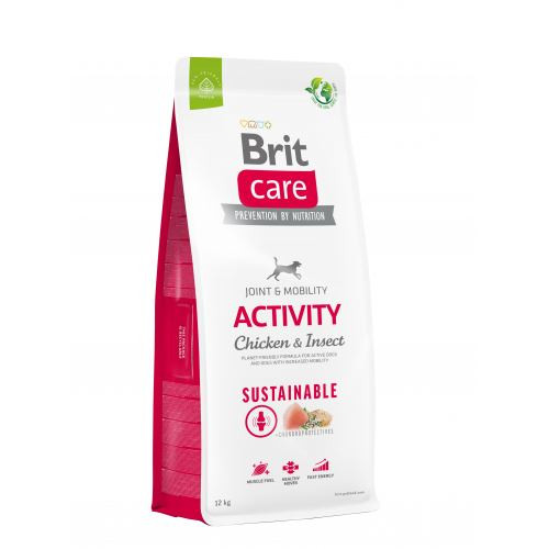 Корм сухий Brit Care Dog Sustainable Activity для дорослих собак з підвищеною активністю з куркою та комахами 12 кг Київ - фото 1