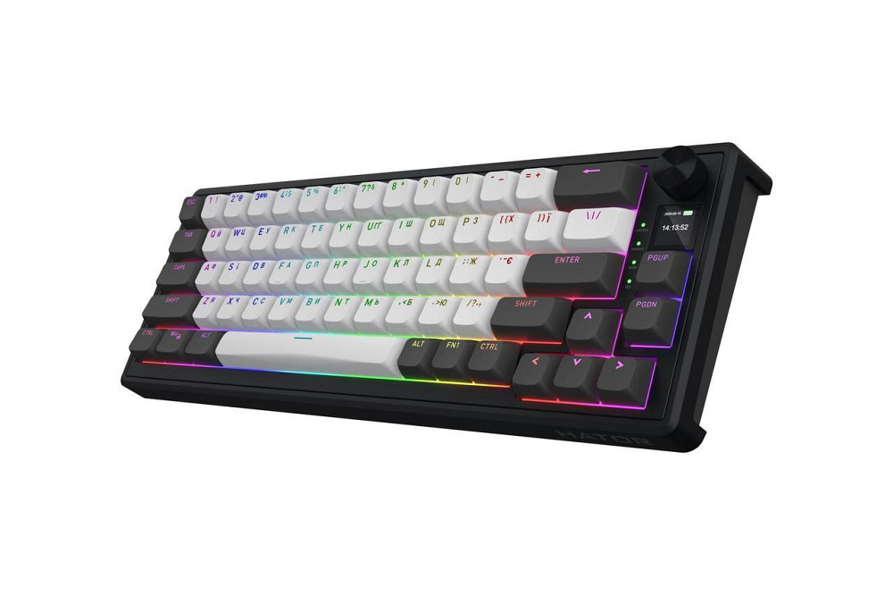 Клавіатура бездротова Hator Skyfall 65 Pro Wireless Grey/Black (HTK4160UA) ( 26191 ) Харьков - изображение 1