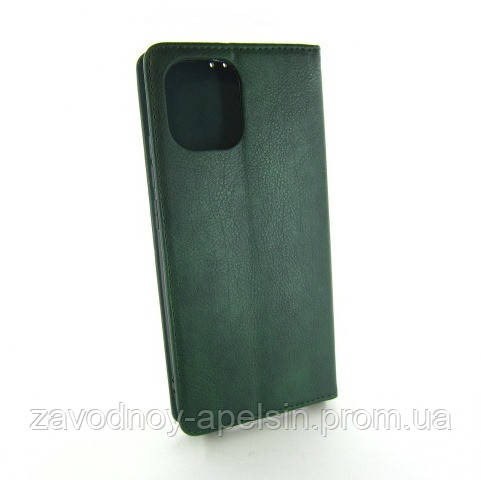 Чохол-книжка Xiaomi Redmi A1 А1 шкіряний (зелений) Одеса - фото 2