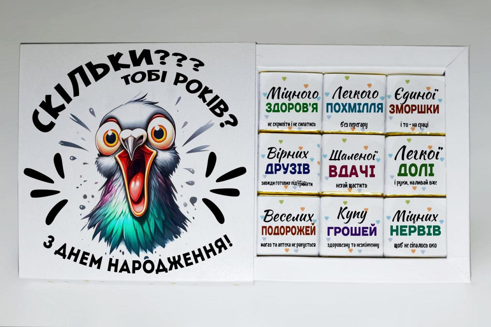 Шоколадный подарок на день рождения, набор шоколада имениннику/имениннеце Одесса - изображение 1