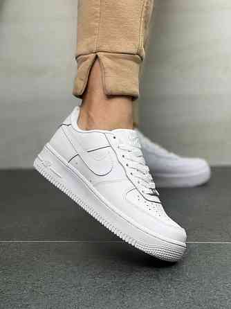 Мужские кожаные кроссовки  NIke Air Force Киев