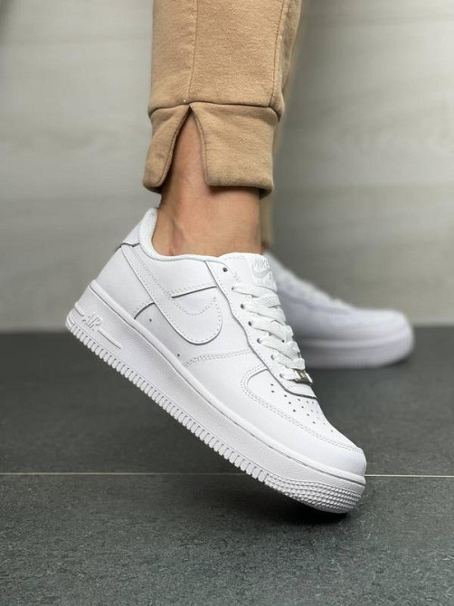 Мужские кожаные кроссовки  NIke Air Force Киев - изображение 5