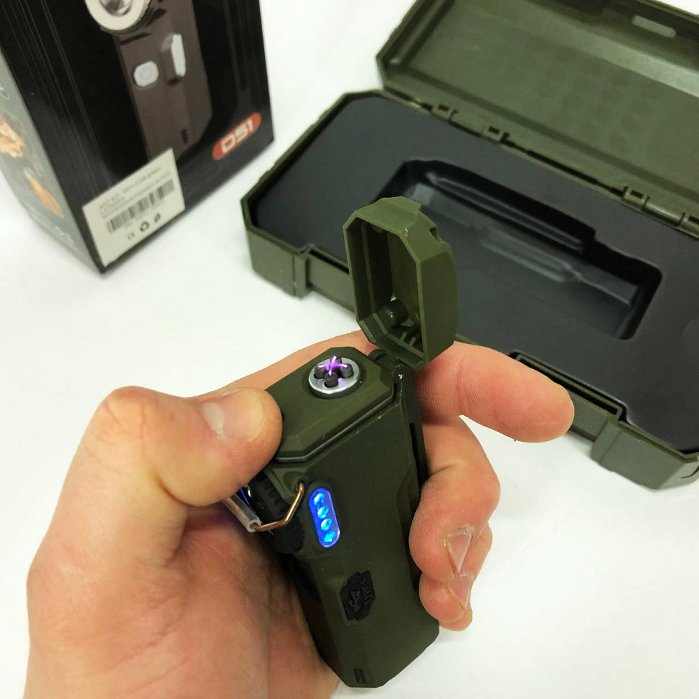 Топ зажигалок с USB-зарядкой D51-COB, Зажигалка импульсная электронная USB, Зажигалки с юсб зарядкой NT-43 Львов - изображение 12