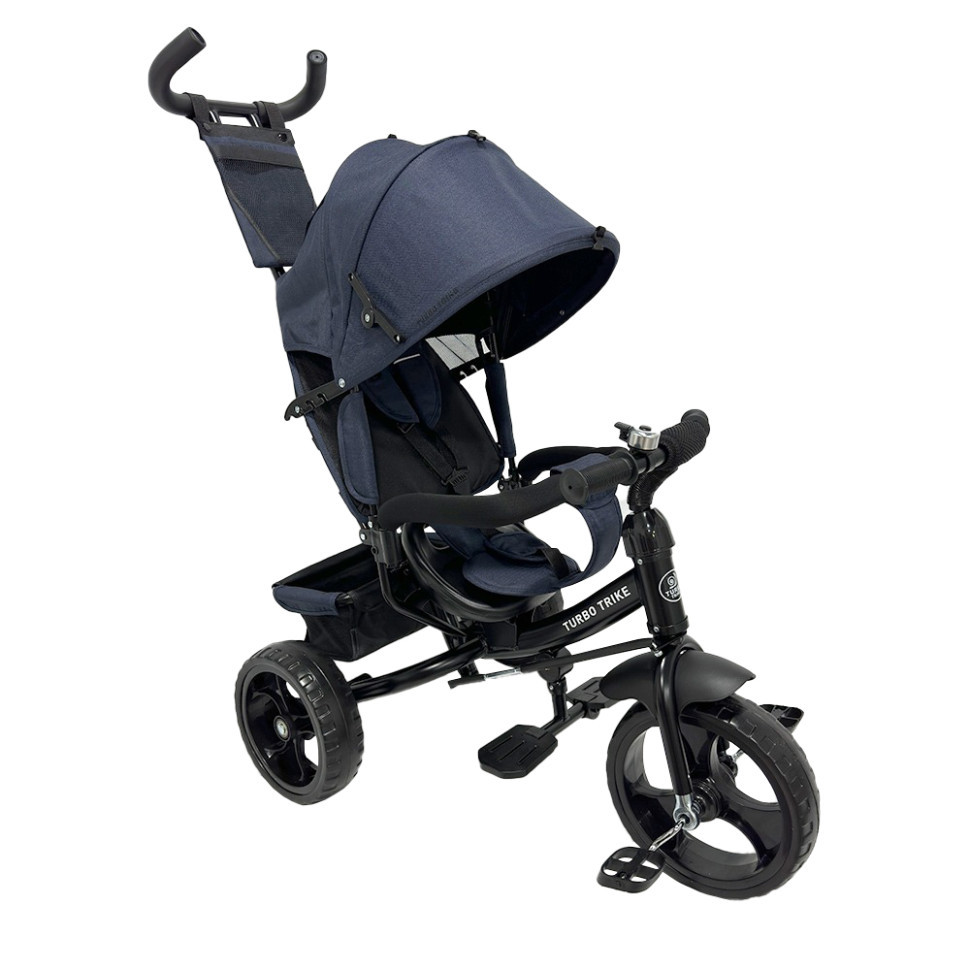 Детский трехколесный велосипед MT 1005-9 темно-синий Винница - изображение 1