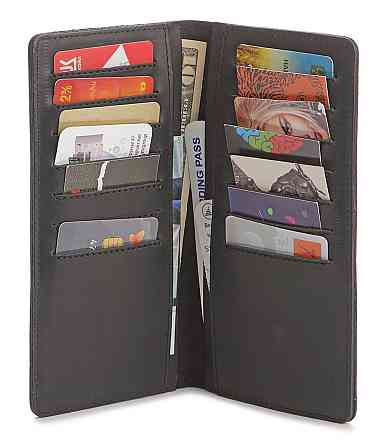 Кошелек SHVIGEL из винтажной кожи 13794 Черный Киев