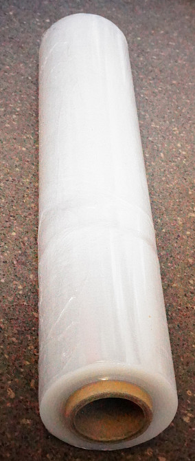 Стрейч-плёнка прозрачная 2.2 кг (вес со втулкой) 230м*500мм*20мкм Павлоград - изображение 1