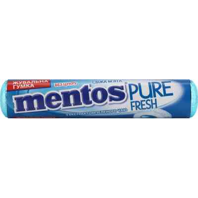 Жувальна гумка Mentos Pure Fresh зі смаком м'яти 15.57 г (8935001725428) Вінниця