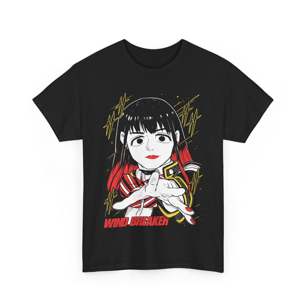 Футболка для хлопчика з аніме принтом Вінд Бреакер Гіфтс Теен оверсайз (зріст від 165 до 180) Чорний AnimeJ0553m Дніпро - фото 4