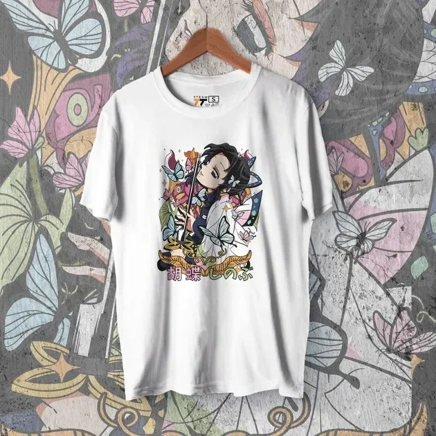 Футболка для подростка мальчика с принтом Клинок, рассекающий демонов Шинобу Кочо 2 WE Размер 160 Anime10454 Днепр - изображение 1