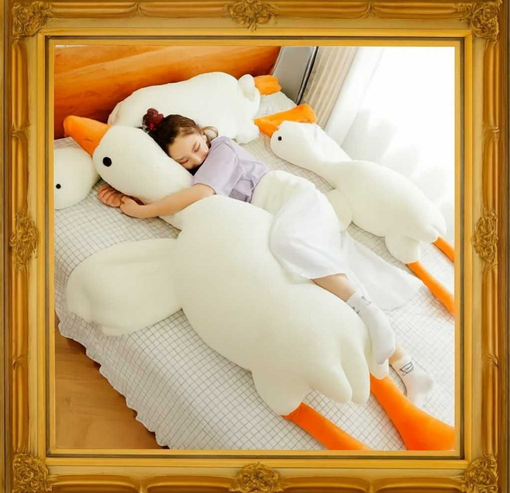 КАЧЕСТВЕННАЯ 160см Гусь ОБОЙМАСЬ обнимусь кот батон подушка кота. Харьков - изображение 8