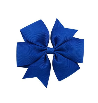 Дитяча заколка-бантик електрик, 1шт., розмір бантика 8см Київ - фото 1