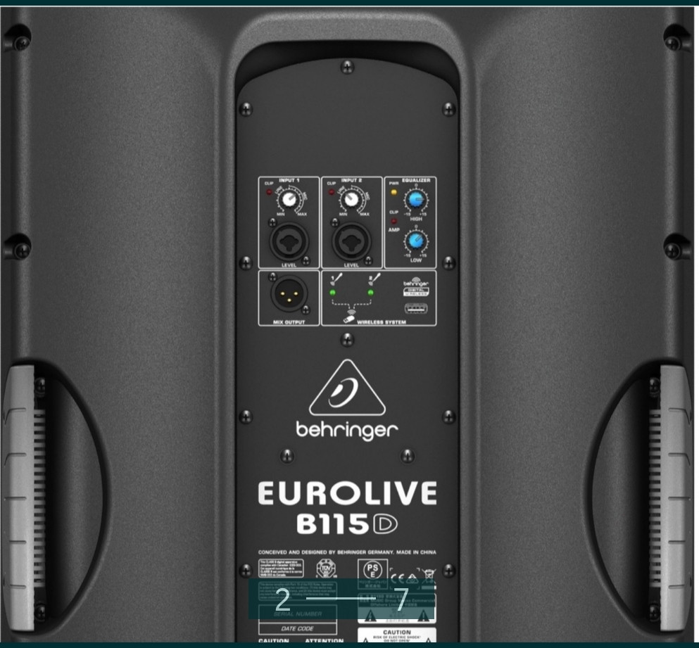 Колонки/ Топы Behringer B115D. Харьков - изображение 2