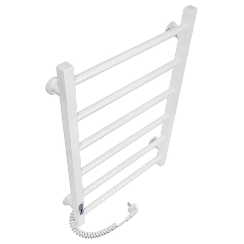 Электрический полотенцесушитель Laris Зебра Альфа ЧК6 400Х600 Э белый, левое подключение Киев - изображение 3