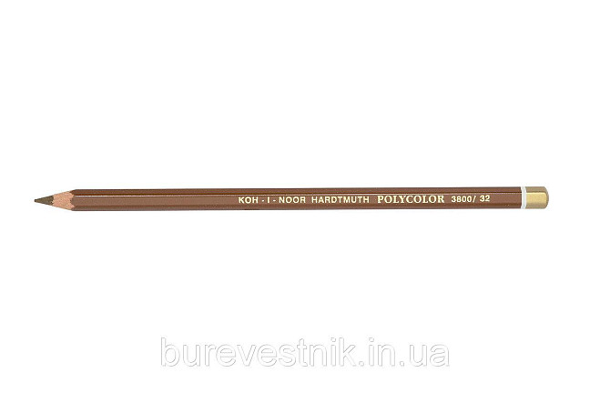 Олівець художній "Kooh-i-Noor" POLYCOLOR 3800/32 natural sienna/сієна натуральна, шт Київ - фото 1