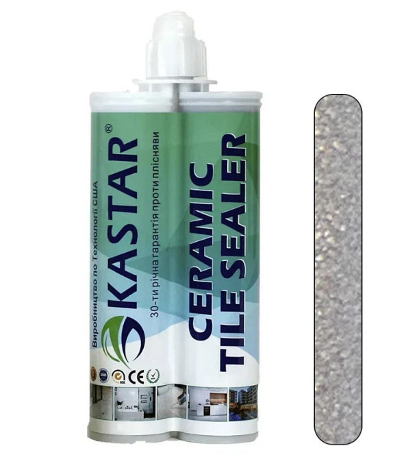 Епоксидна фуга для швів Kastar Ceramic Tile Sealant K15 срібло 400 мл Київ - фото 1