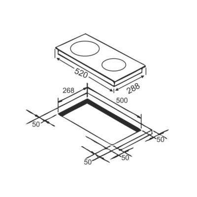 Варочная поверхность Interline HHV 536 SPT BA Винница - изображение 8
