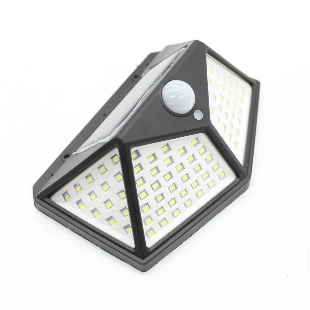 Вуличний ліхтар на сонячній батареї 100LED, BK-100 / Зовнішній LED світильник / Настінний світлодіодний ліхтар Київ - фото 9