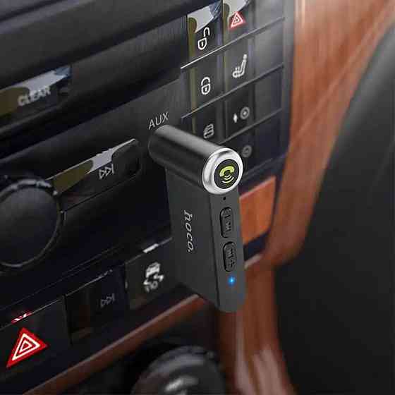 Bluetooth бездротовий ресивер HOCO E58 Magic music car AUX, колір чорний 6931474748768 Одеса