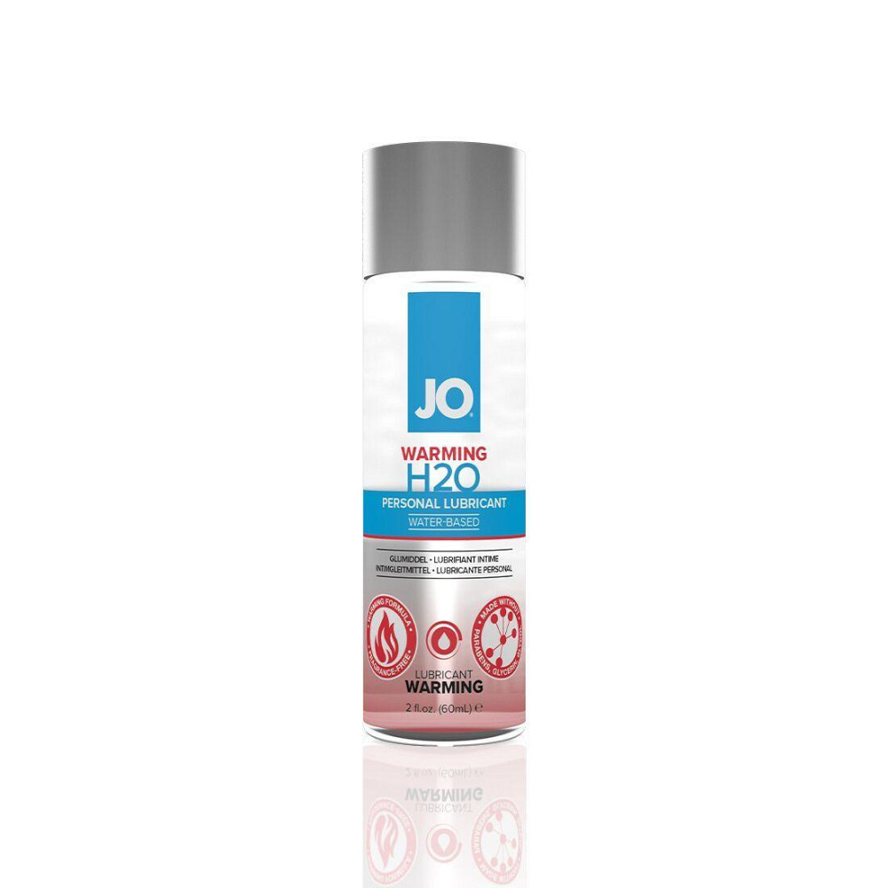 Согревающая смазка на водной основе JO H2O WARMING (60 мл) с экстрактом перечной мяты Sex Aura Киев - изображение 1