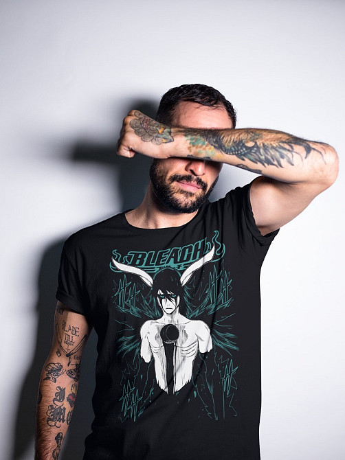 Футболка аниме Блич оверсайз (S/M/L) Черний AnimeJ0309 Днепр - изображение 2