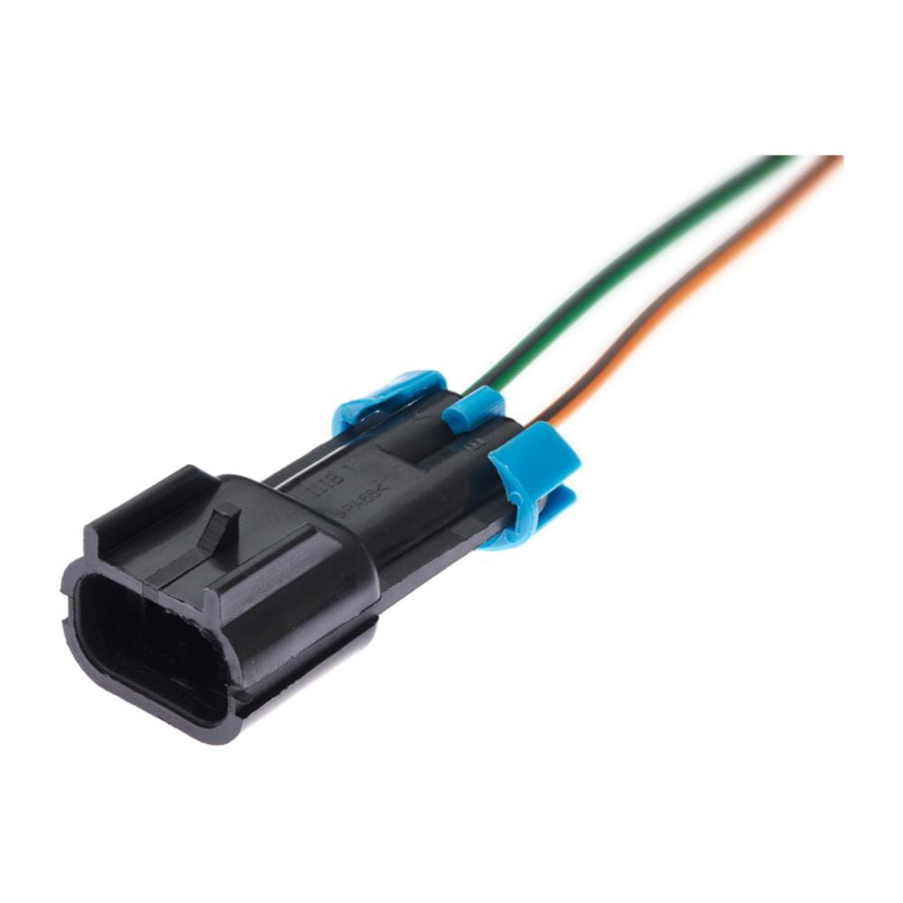 Електричний з'єднувач із дротом, 2-контактний Чорний, Пластик, Київ - фото 1