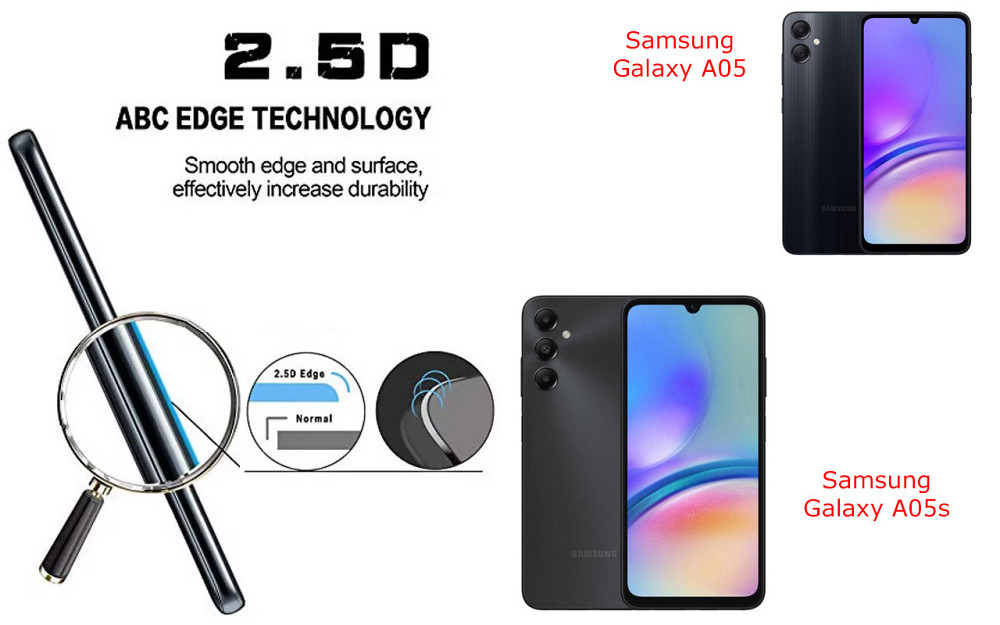Защитное стекло ArmorGlass для Samsung Galaxy A05, Galaxy A05s – устойчивое к царапинам и ударам Киев - изображение 2