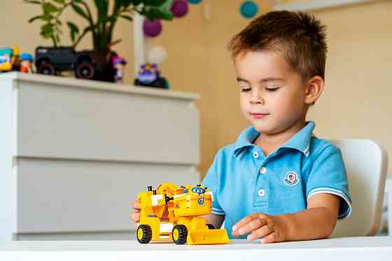 Конструктор-трансформер Super Wings Small Blocks 2в1 Buildable Transforming Vehicle Донні (Donnie) Київ