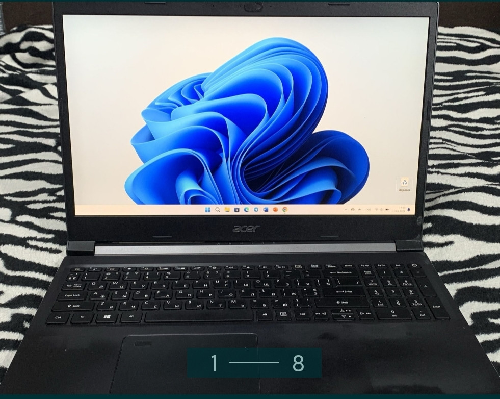 Ноутбук Игровой: ACER Aspire 7 GTX 1650, Ryzen 5 3550h . 16Gb. ОЗУ ,512 SSD Харьков - изображение 1