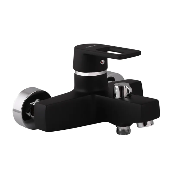 Змішувач для ванни Zerix Z3030-6 чорний зі стильним сучасним дизайном Харків