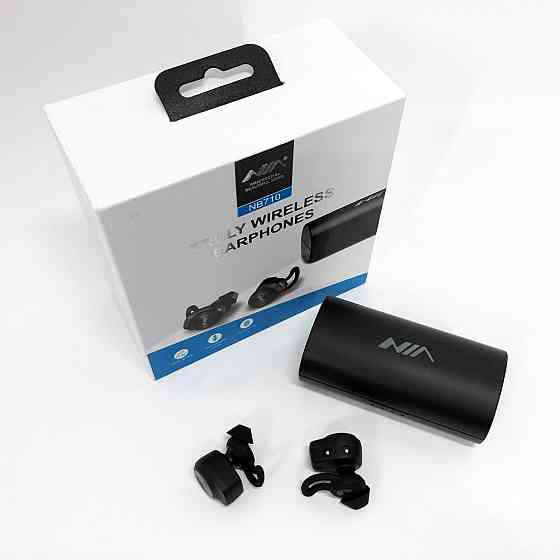 Арматурные беспроводные bluetooth наушники Bluetooth NIA NB710, Наушники с микрофоном BX-38 Львов