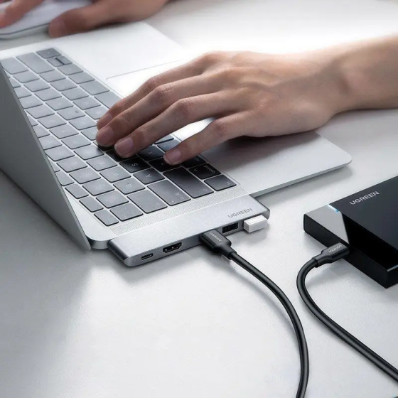 USB-Хаб UGREEN CM251 Dual USB-C To HDMI+3*USB 3.0 A+Type C Female Converter Одесса