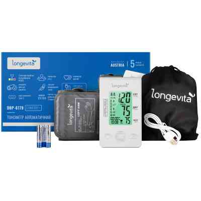 Тонометр Longevita Авт.вимір.артер.тиску LONGEVITA DBP-6179 (DBP-6179) Вінниця