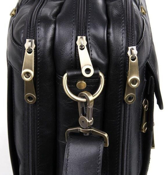 Сумка мужская Vintage 14242 для ноутбука 15.6 Черная Киев - изображение 7