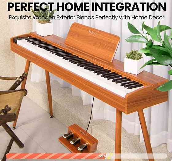 Цифрове піаніно Fesley FEP760 (стійка, 3 педалі, пюпітр, адаптер) Харків