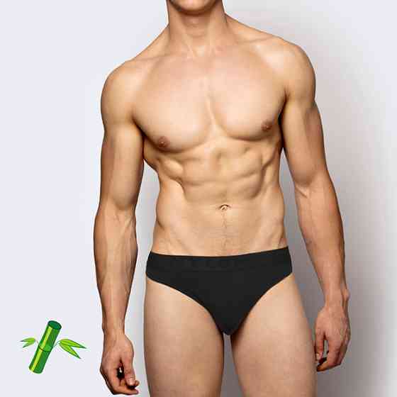 Чоловічі труси бріфи Спорт Basic Atlantic 2BMP-016 Черный, XL Киев