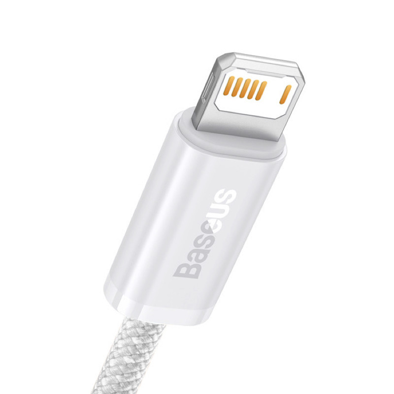 Кабель Baseus Dynamic Series Fast Charging Data Cable USB to iP 2.4A 1m White Одесса - изображение 3
