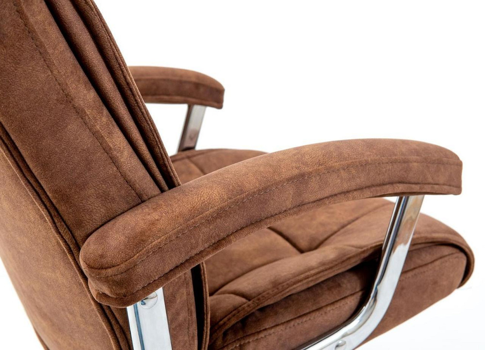 Офисное Кресло Руководителя Richman Arizona Morant 01 Хром М3 MultiBlock Коричневый Киев - изображение 4