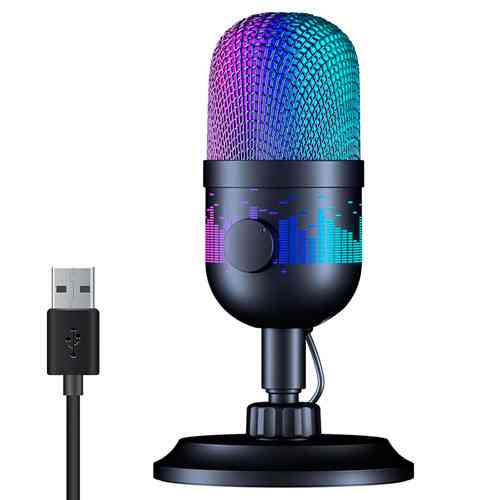 RGB-мікрофон для ігор та запису AK-1i настільний Київ