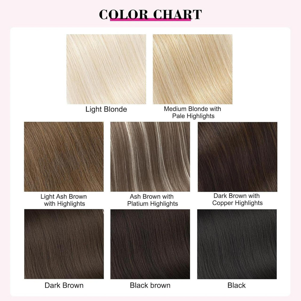 Накладний хвіст довгий прямий світлий блонд 71 см, шиньйон на шнурку з термостійкого синтетичного волосся REECHO Київ - фото 7