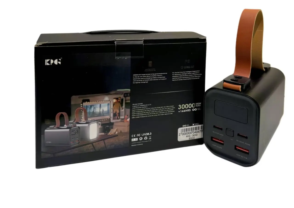 Зовнішній акумулятор (power bank) 30000мАг 100Вт KP KG-300 Одеса - фото 6