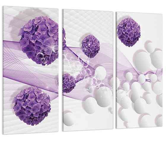 Модульна картина Квіти Абстракція Art-5_XXL Київ