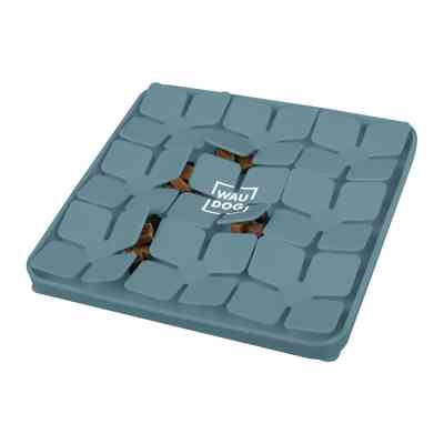 Універсальний посуд для тварин WAUDOG Silicone Килимок для пошуку корму 20х20х1.7 см сірий (235111) Вінниця